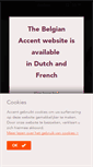 Mobile Screenshot of accent.be